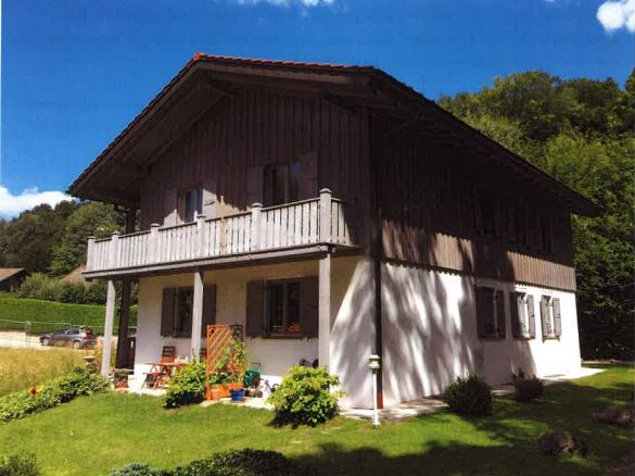 Hausansicht Garten