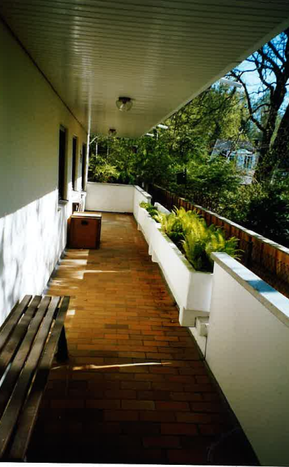 Balkon leer