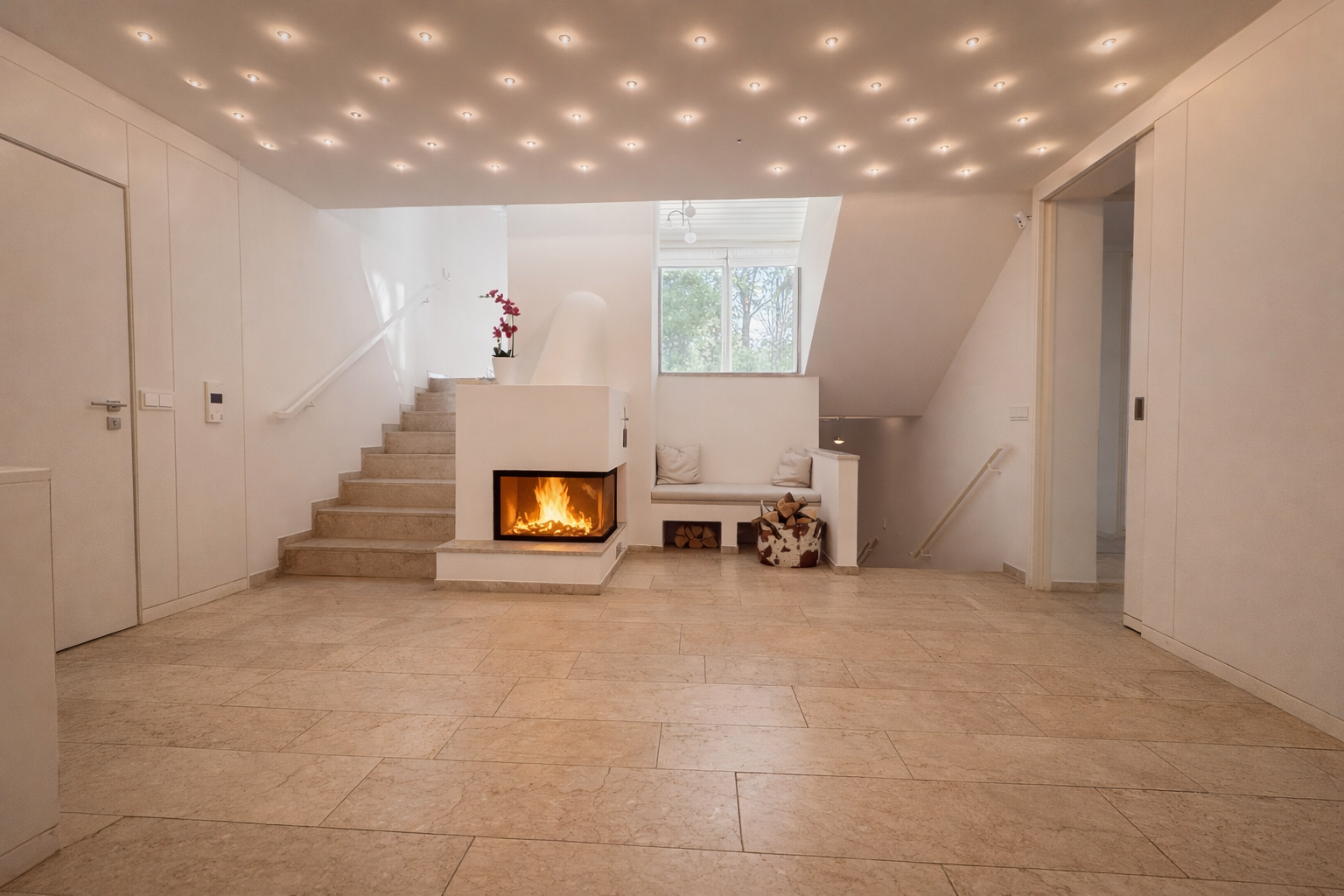 Mehr über den Artikel erfahren Ensemblehaus im Bauhaus-Stil mit zwei Dachterrassen und schönem Grundstück in Grünwald!