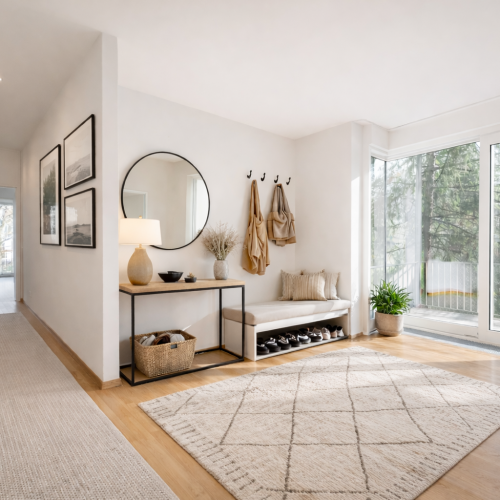 Eingangsbereich virtuell staged